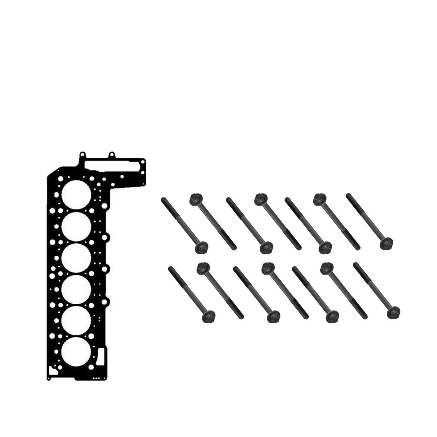 Buy HEAD GASKET & HEAD BOLTS SET 3.0 DIESEL ENGINE N57 BMW (APXBS